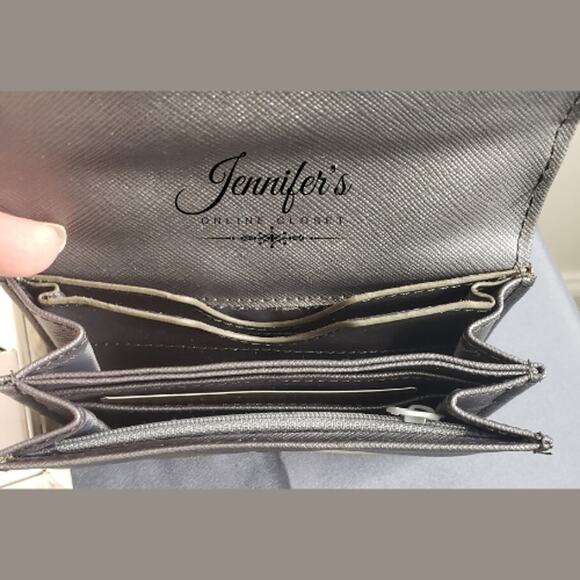 Kenneth Cole Reaction NWT Silver Device Wallet - Picture 7 of 11